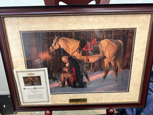 Arnold Friberg Gallery Edition Painting “The Prayer At Valley Forge”