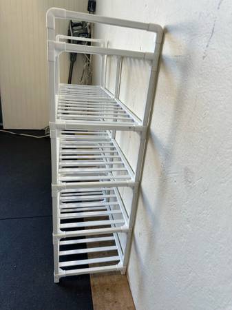 White Shoe Shelf Organizer #0599