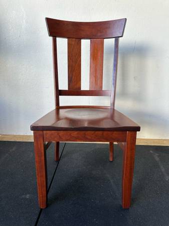 Made in USA Seasoned Cherry Burkeshire Wooden Chair #0287