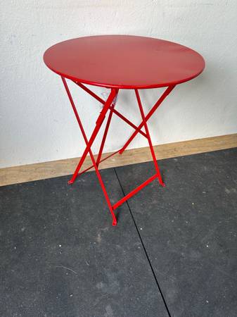 Fermob Authentic Paris Bistro Round Folding Metal Table #0201