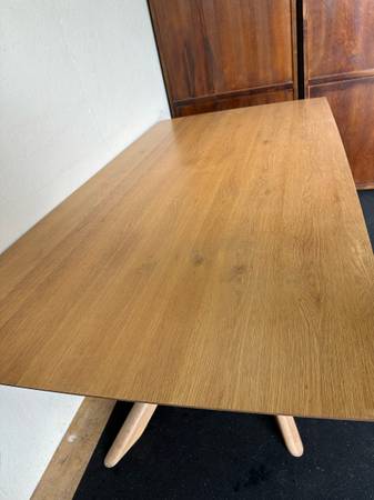 Ethnicraft Mikado 80” Solid Oak Dining Table #0288