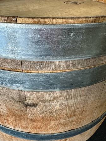 Authentic 60gal Wooden Barrel Whiskey/Wine Barrel with Rich Xiberta Plug #0147