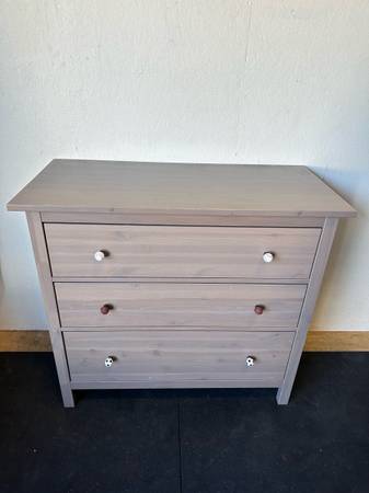 IKEA Hemnes 3-Drawer Chest Dark Gray #0594