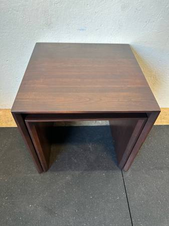 Mahogany Nesting Side Tables #0606