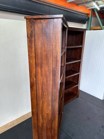 Vintage 1960’s Solid Walnut Book Case Book Shelves #0323