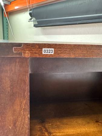 Vintage 1960’s Solid Walnut Book Case Book Shelves #0323