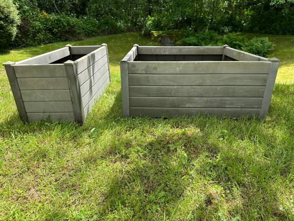 Garden Raised Beds Composite Material Grey #0410