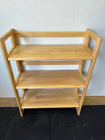 Apple Furniture Folding Book Shelf Shoe Rack #0543