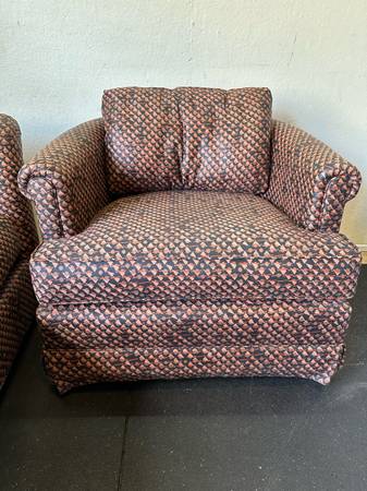 2 Person Upholstered Couch/Loveseat & Lounge Chair #0508