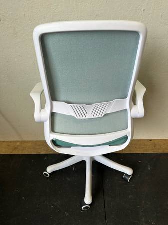 Elecwish Upholstered Rolling Adjustable Desk Chair #0492