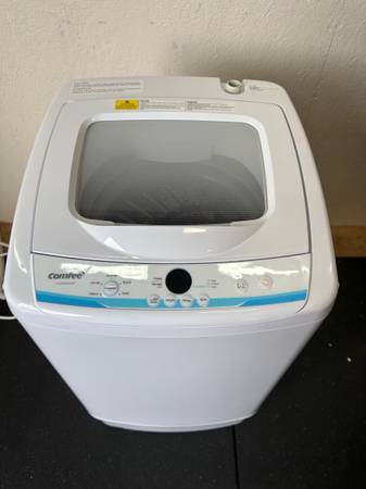 Comfee’ 0.9 Cu. Ft. Full-Automatic Compact Portable Washing Machine CLV09N1AWW #0339