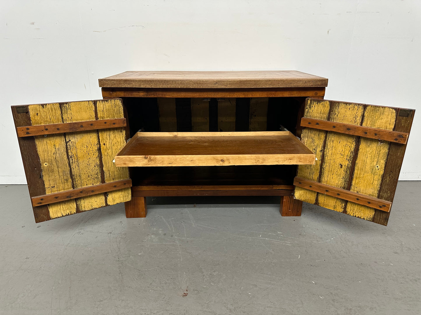 Vintage Solid Wood Cabinet #1093