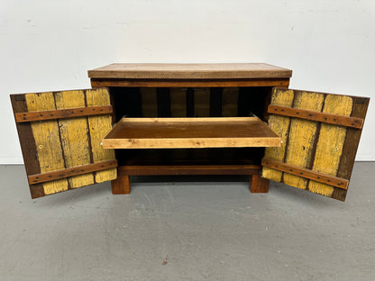 Vintage Solid Wood Cabinet #1093