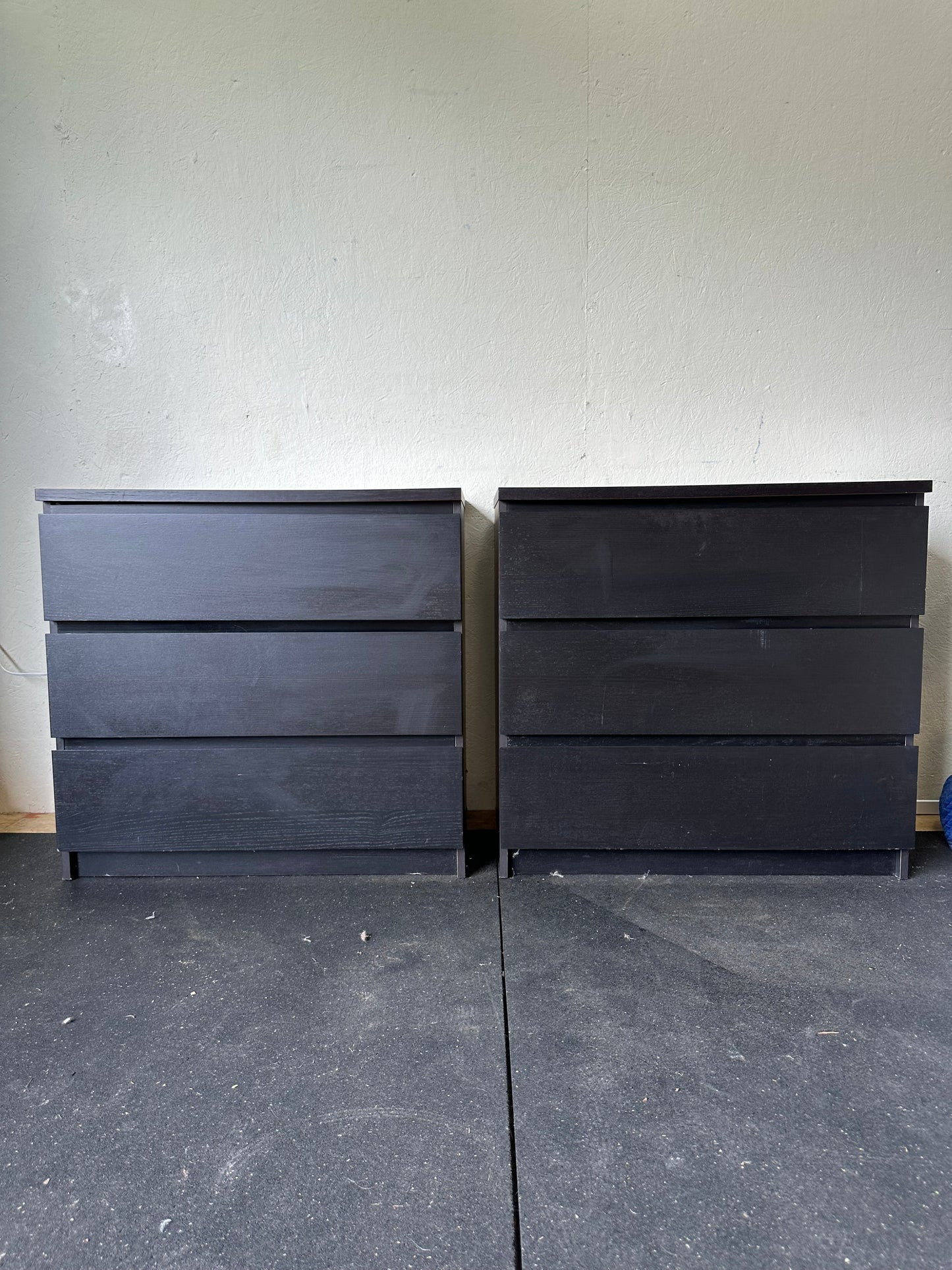 Matching 3 Drawer Night Stand End Tables #0481