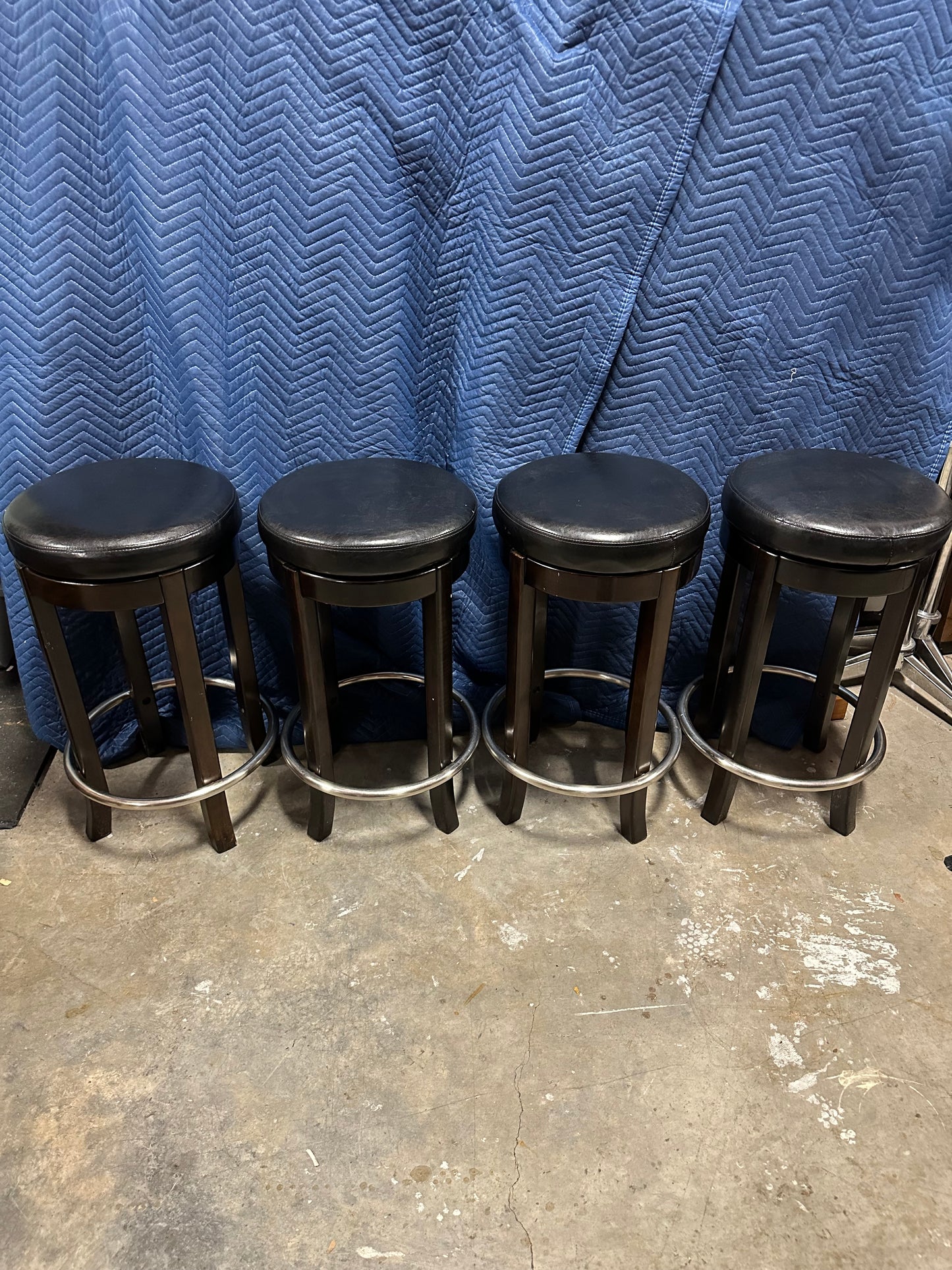 Backless Swivel Indoor Bar Stools #0708