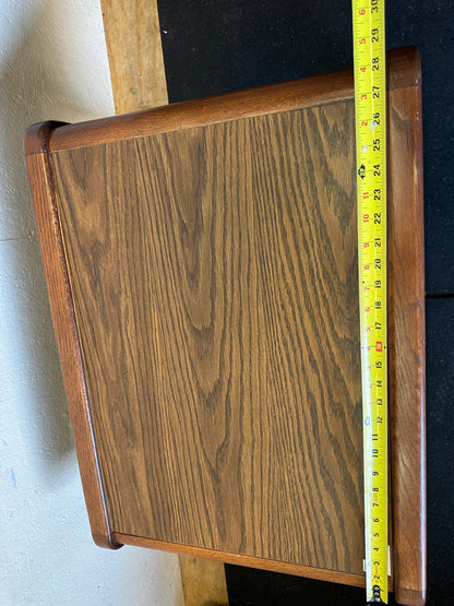 Mid Century Modern Oak Side Table #0304