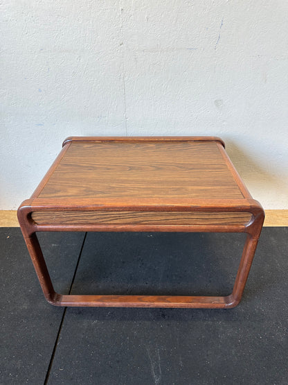 Mid Century Modern Oak Side Table #0304