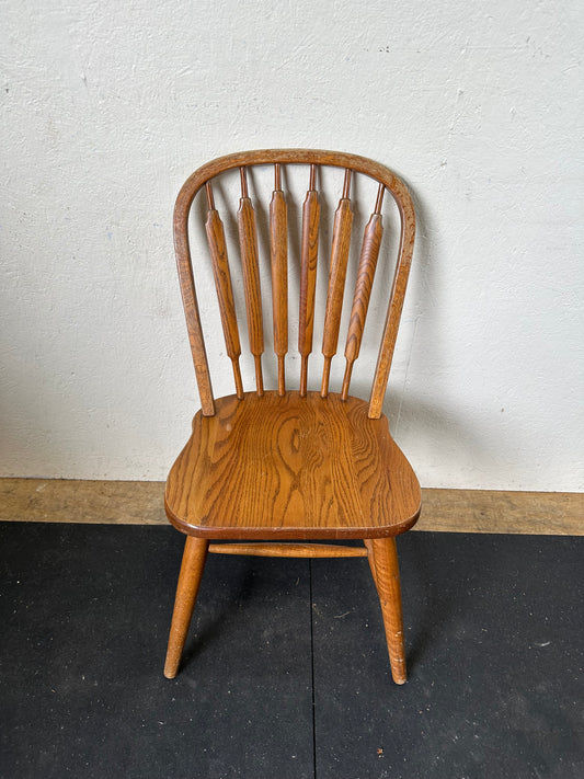 Richard Bros Solid Oak Country French Chair #0671