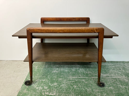 Mid Century Modern Wooden Trolley #0900