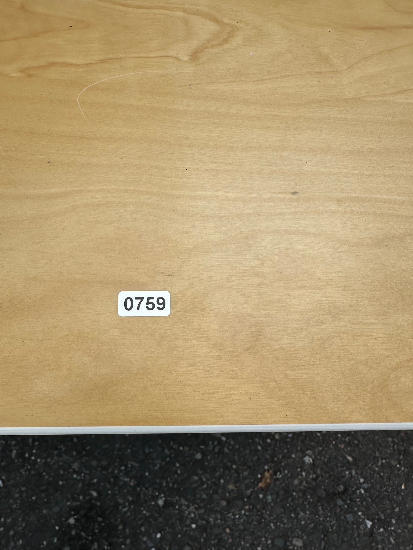 IKEA Corner Desk Left White Oak Veneer #0759