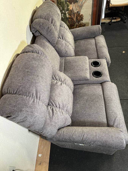 MSRP $4,200 LA-Z-BOY Pinnacle Power Reclining Love Seat Grey Like New + Warranty