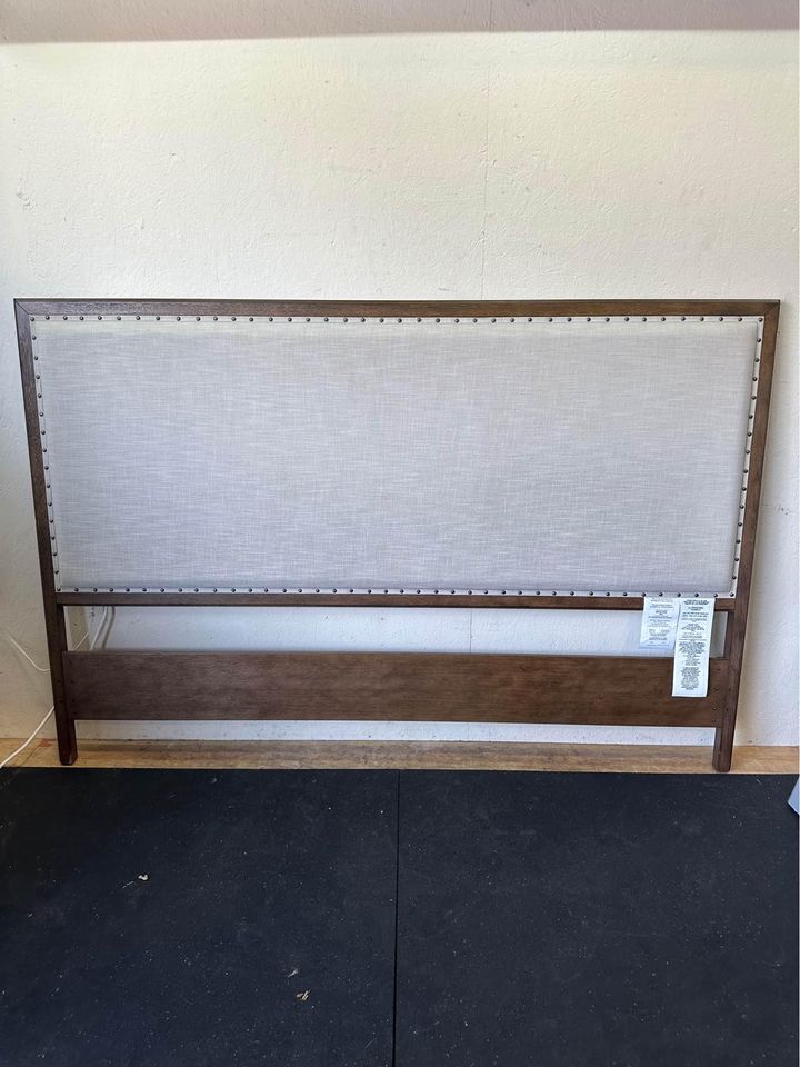 Pottery Barn King Upholstered Headboard #0649