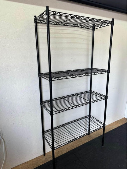 Metal Adjustable Shelving Black #0654