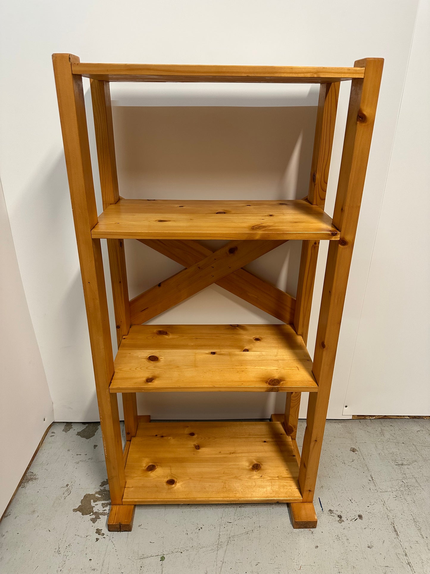 Vintage Pine Shelf/Bookcase #0810