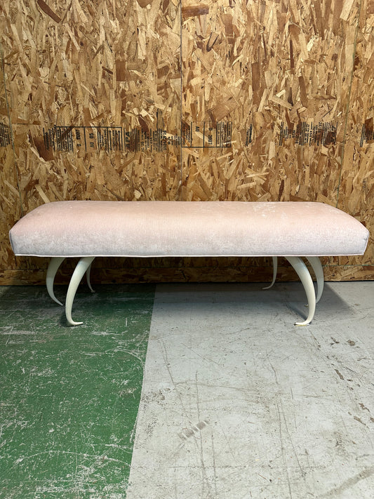 Light Pink Bedroom Bench #0822