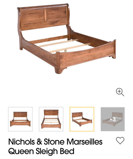 Nichols & Stone Marseilles Queen Sleigh Bed #0545