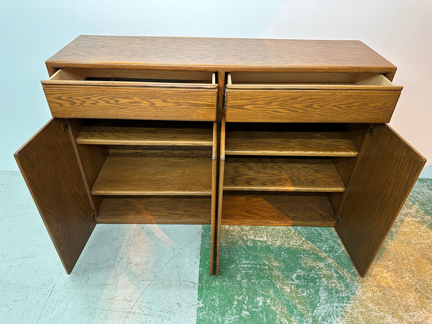 Oak Sideboard Buffet #0943
