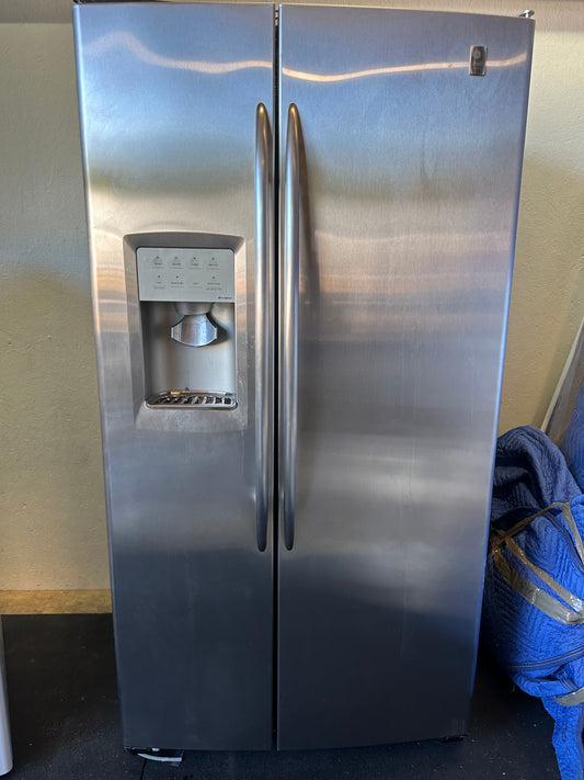 GE Profile Stainless Side by Side 36” Refrigerator #0482