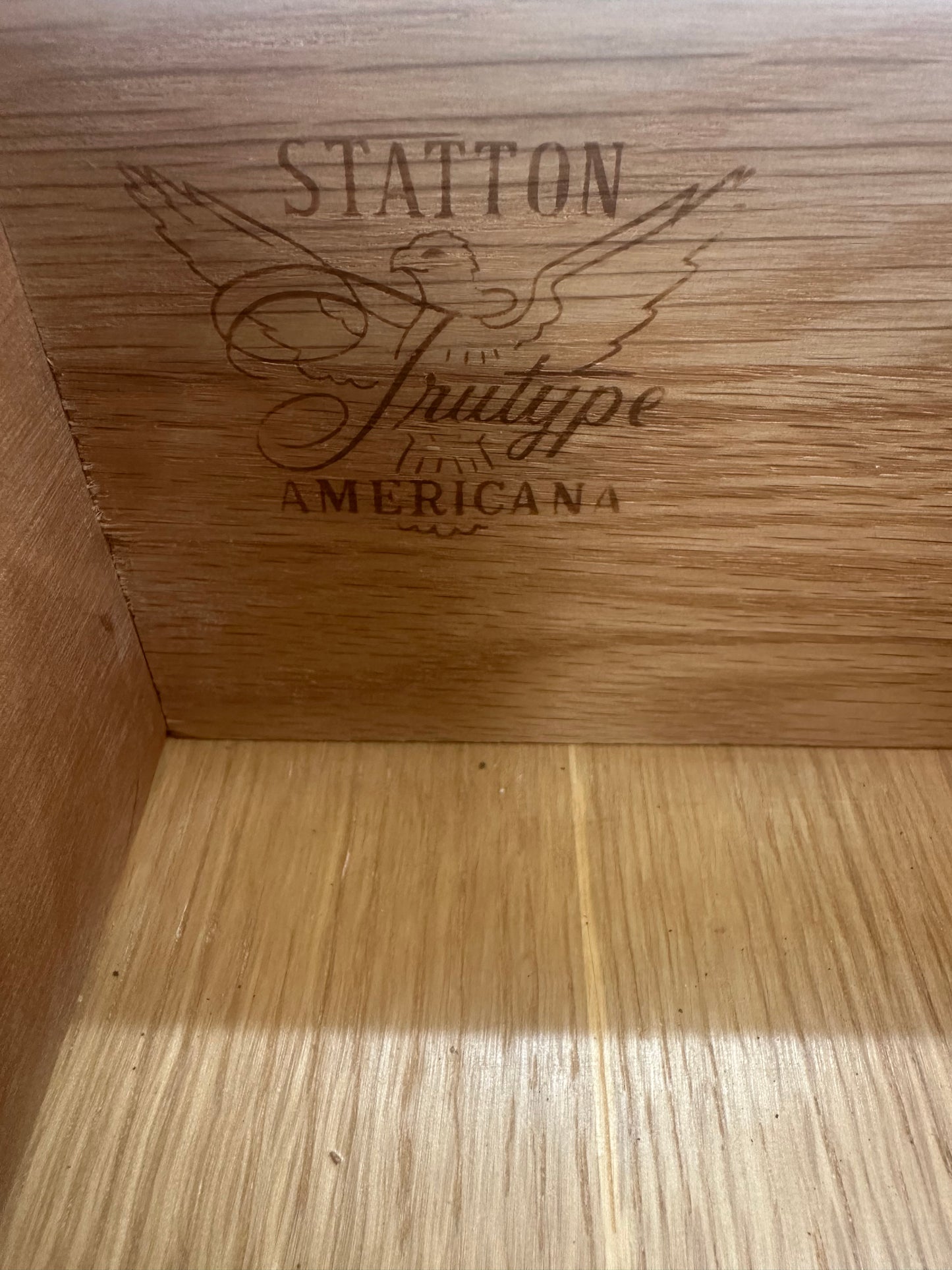 Vintage Statton Solid Cherry Chippendale Style 8 Dovetail Drawer Tall Chest #0947