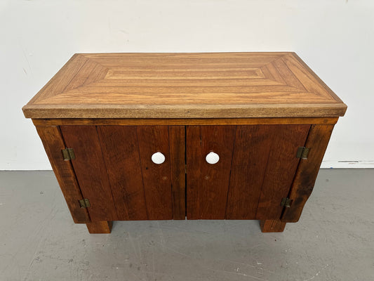 Vintage Solid Wood Cabinet #1093