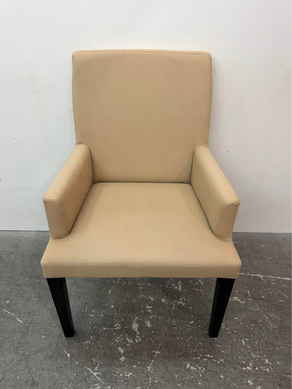 Pottery Barn Tanish Brown Armchair With Cover
