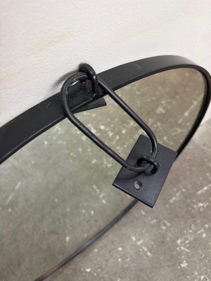 Four Hands Vina Mirror - Antiqued Iron Round Mirror