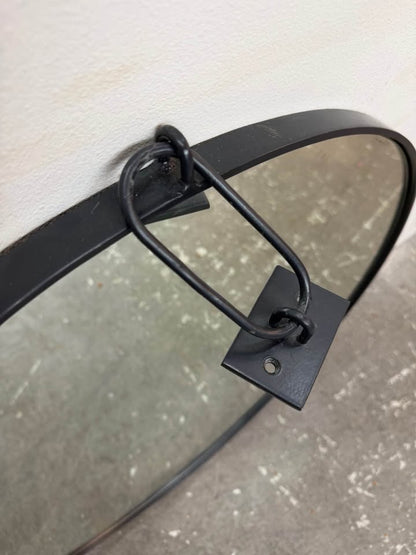 Four Hands Vina Mirror - Antiqued Iron Round Mirror