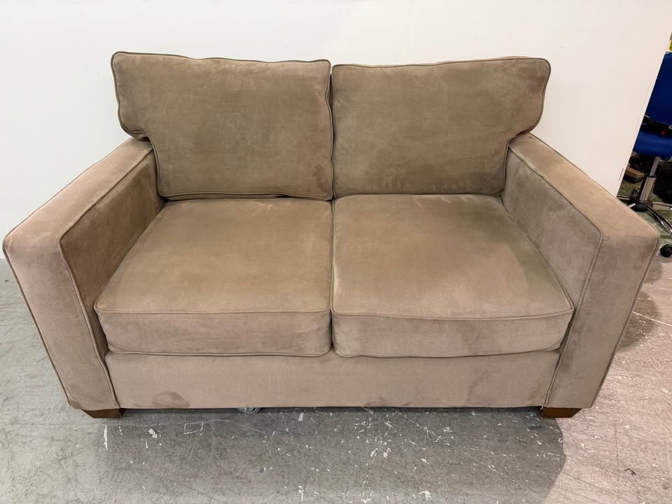 Bradford Tan Microfiber Loveseat