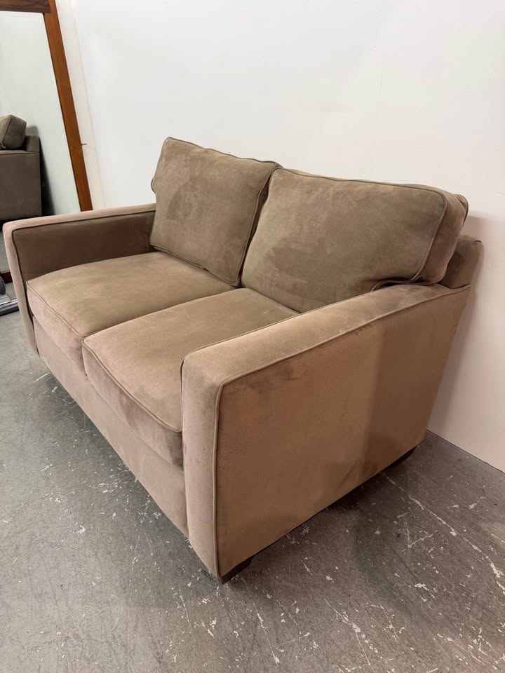 Bradford Tan Microfiber Loveseat