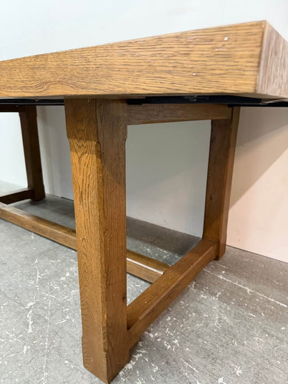 Restoration Hardware Cayden Campaign Table in Oak