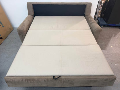 Brown American Leather Queen Sleeper Loveseat
