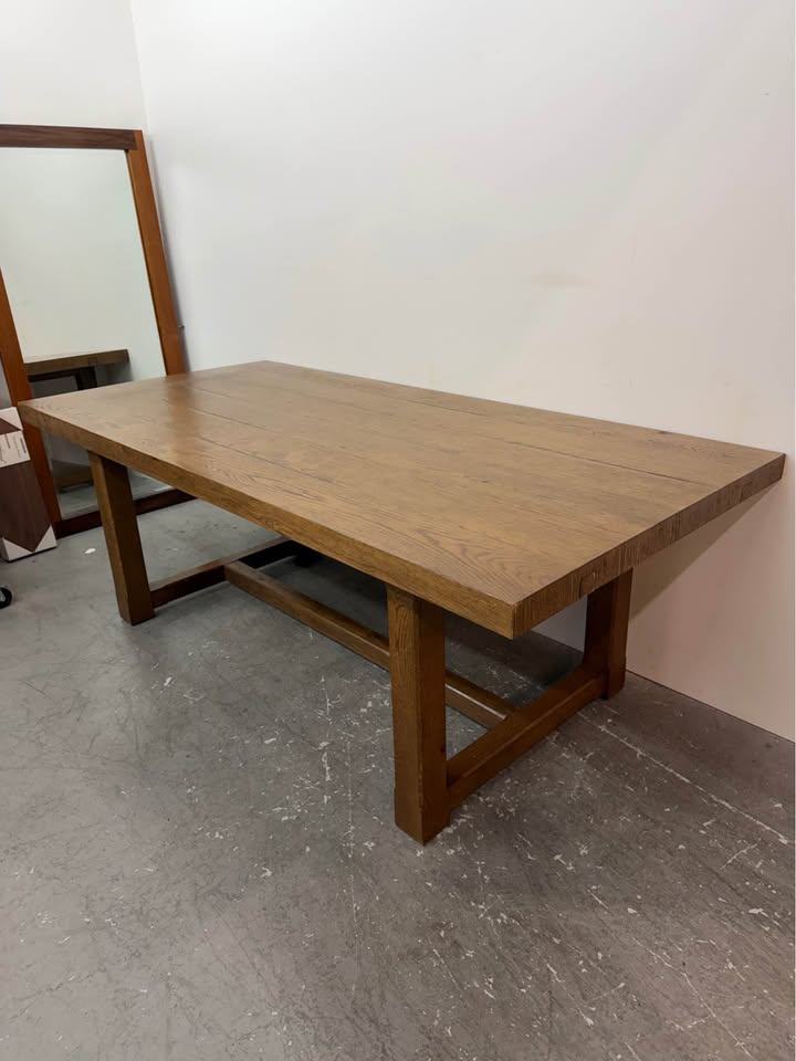 Restoration Hardware Cayden Campaign Table in Oak