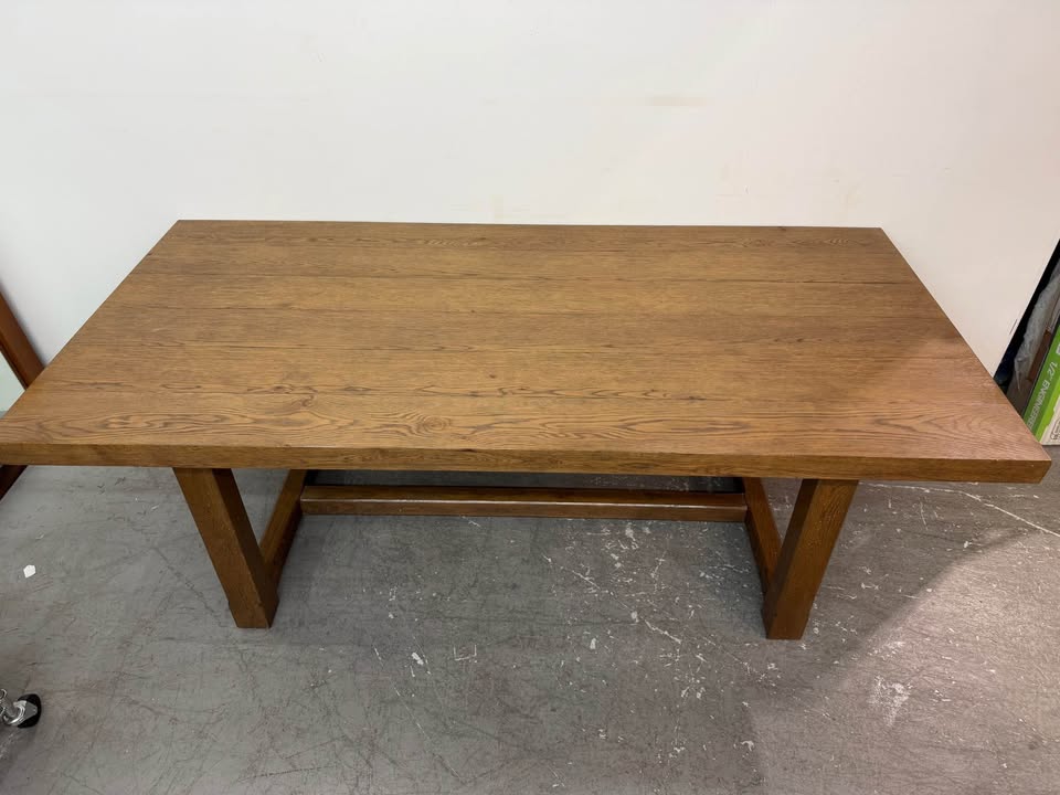 Restoration Hardware Cayden Campaign Table in Oak