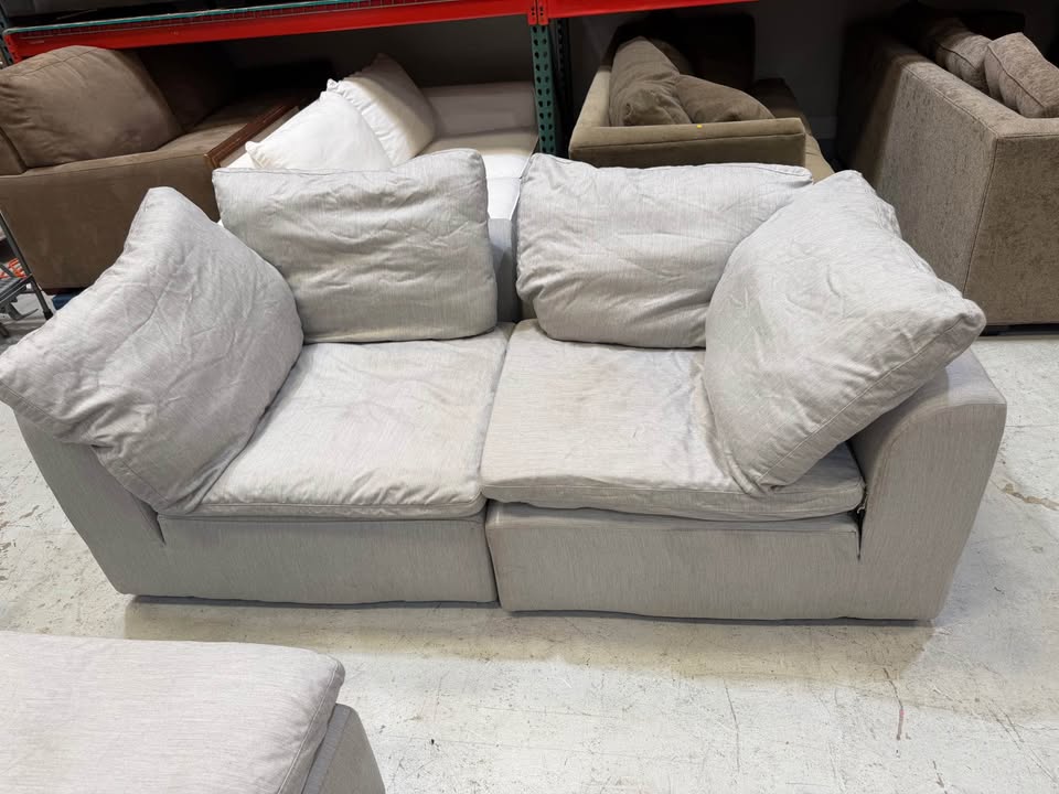 Grey Joybird Daybed and Ottoman
