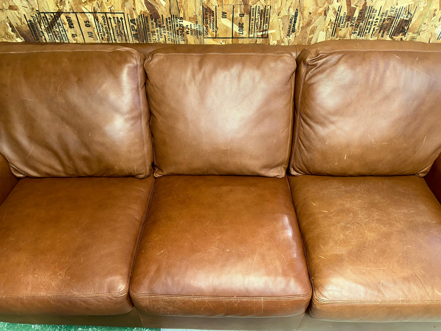 American Leather Tanner Sofa #0824