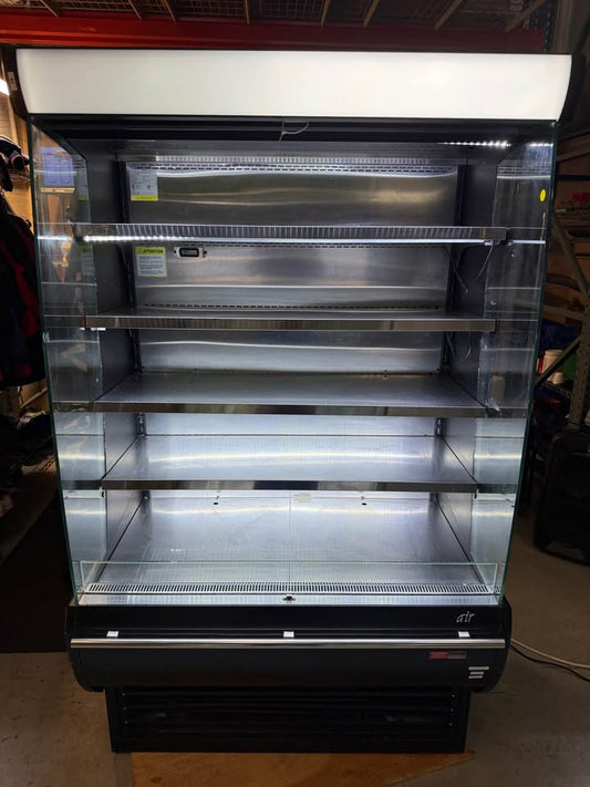 Turbo Air 48” Commercial Open Air Refrigerator Cooler Excellent Condition