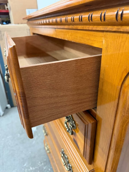Honey Pine Tallboy Chest of Drawers