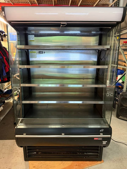 Turbo Air 48” Commercial Open Air Refrigerator Cooler Excellent Condition