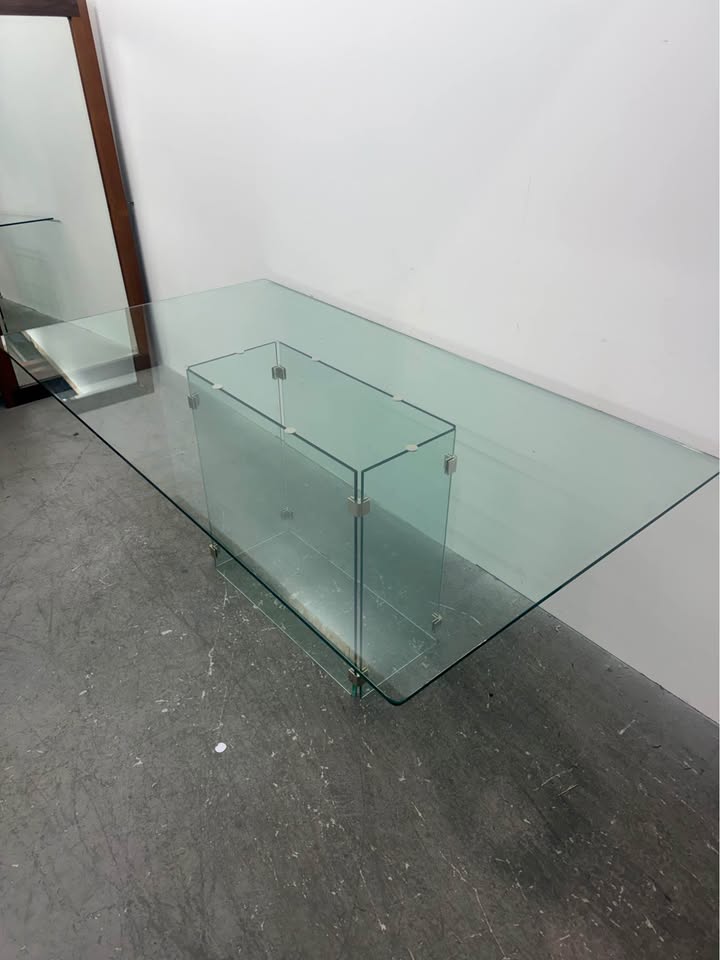 MCM Glass Dining Table