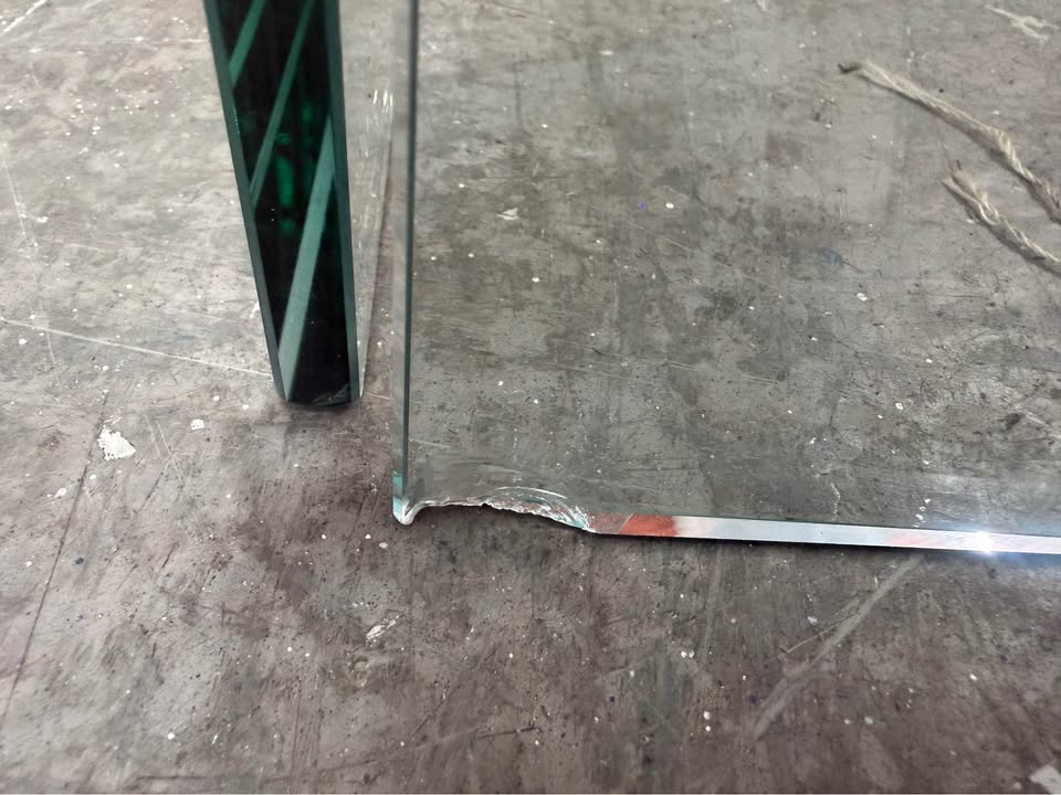 MCM Glass Dining Table